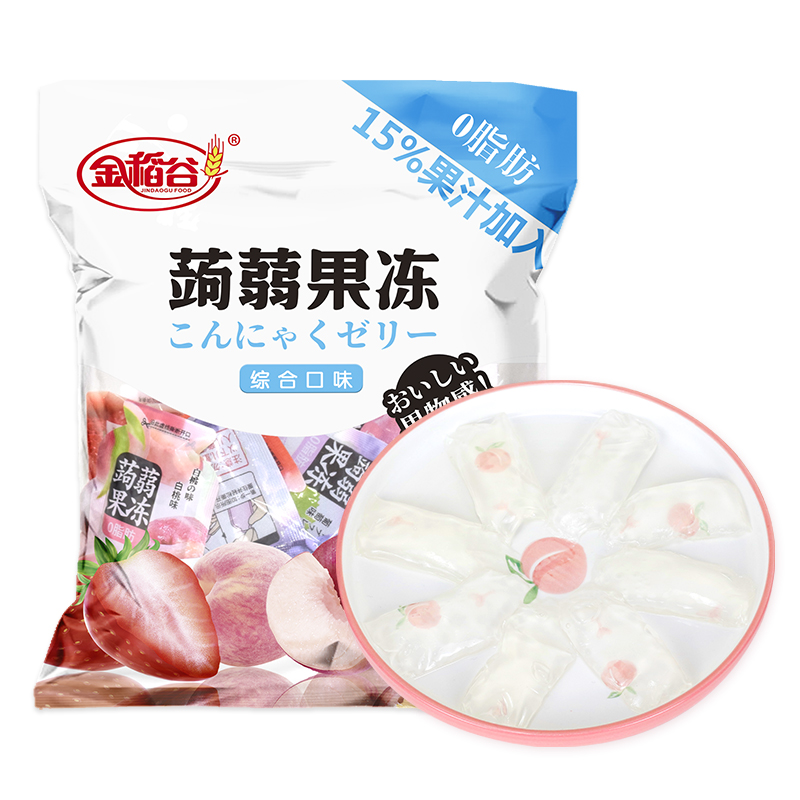 金稻谷 蒟蒻果凍混合口味果汁吸果凍